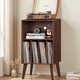Walnut Record Player Stand