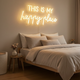 "This Is My Happy Place" Neon Sign