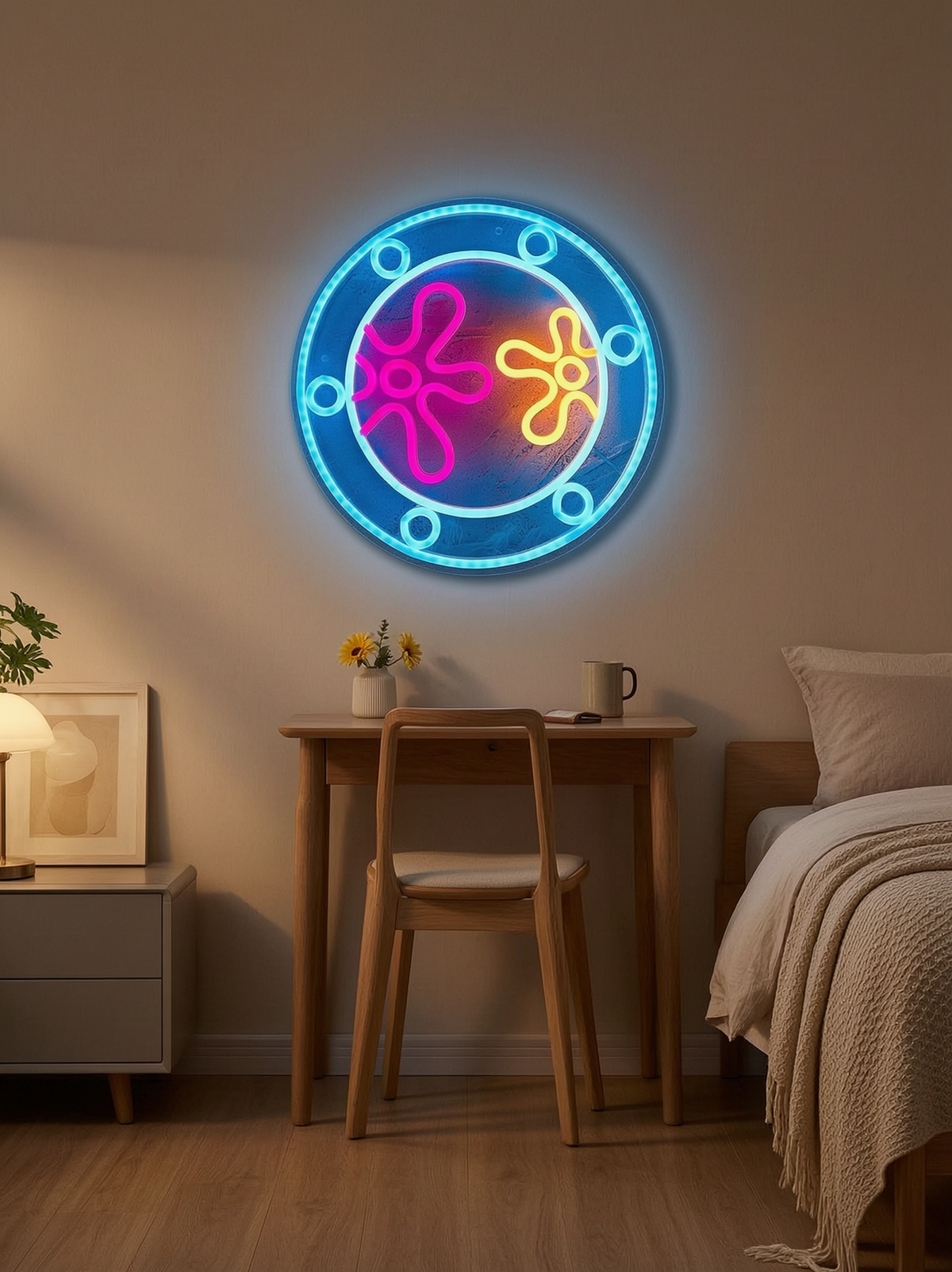 Ocean Porthole Neon Sign