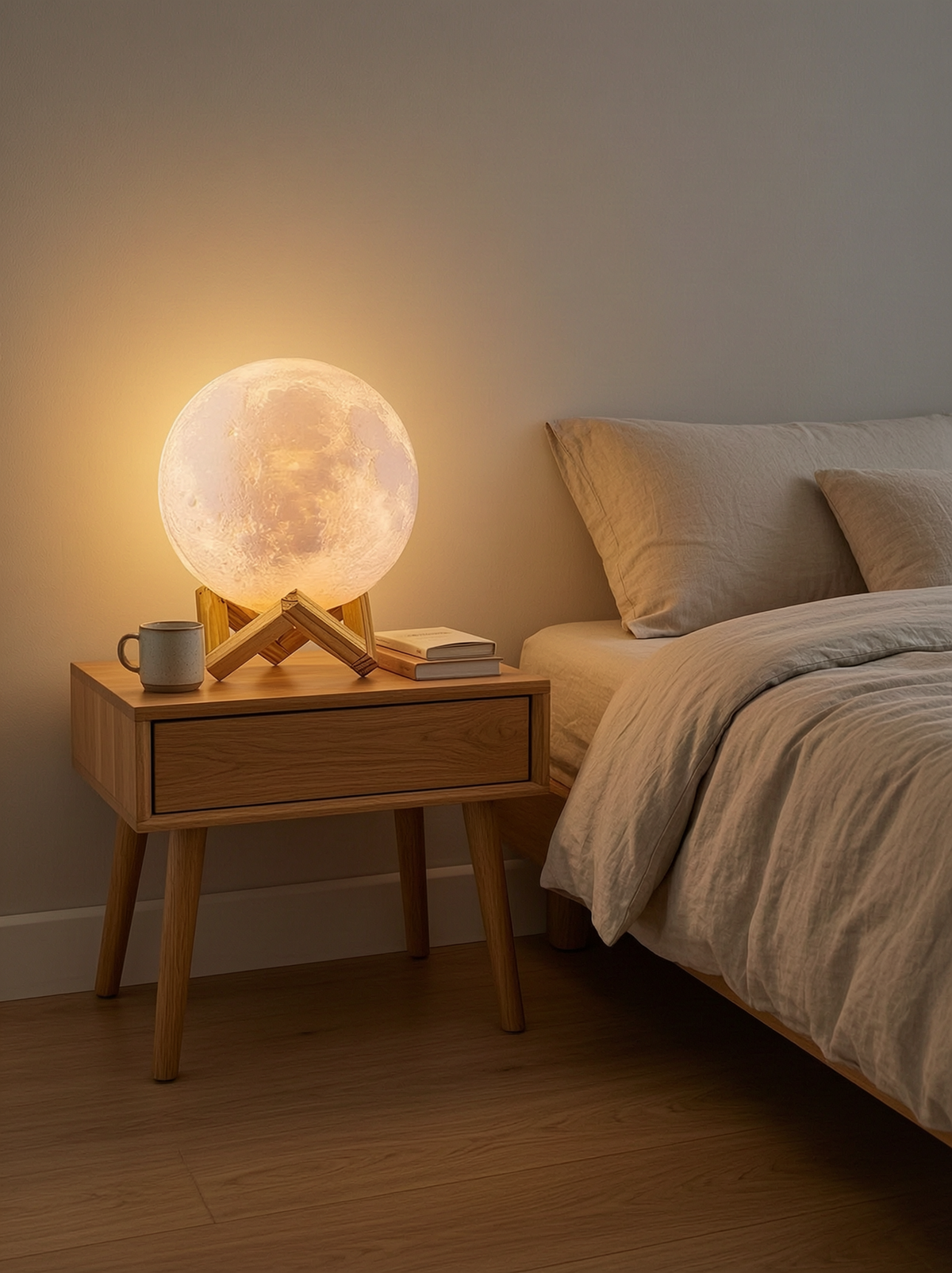 3D Moon Lamp, 4.8 in