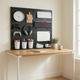 Modular Pegboard Kit, 12 in, Black
