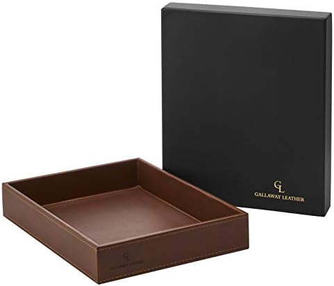 Dark Brown Leather Valet Tray, photo 5