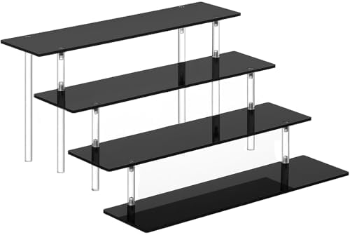 4-Tier Acrylic Display Riser, Black, photo 2