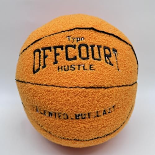 Basketball Plush Pillow, Orange, photo 5