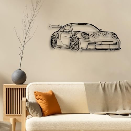 Sports Car Line Metal Wall Art, photo 4