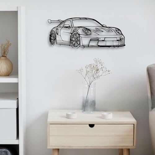 Sports Car Line Metal Wall Art, photo 7
