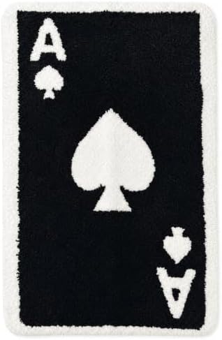 Ace of Spades Tufted Bath Mat, photo 2