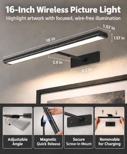 EZVALO 16 in Wireless Picture Light, photo 6