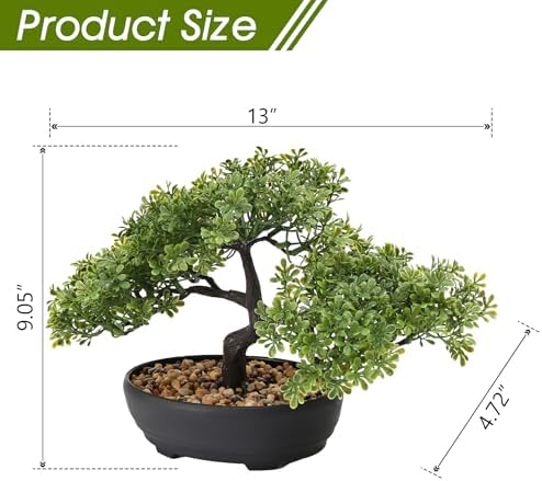 Faux Juniper Bonsai, 9 in, photo 3