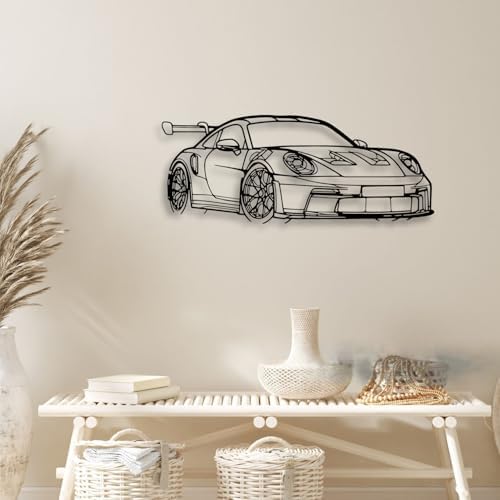 Sports Car Line Metal Wall Art, photo 5