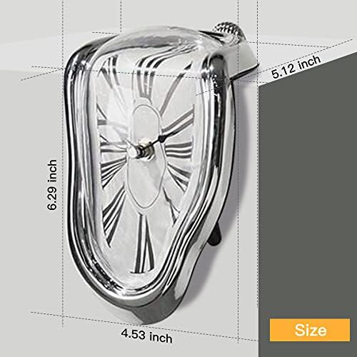 Dalí Melting Clock, Silver Roman, photo 3