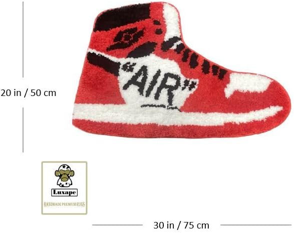 Handmade Sneaker Rug, 30 in, photo 4