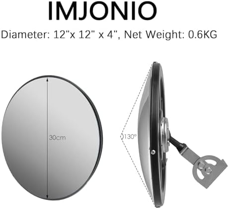 12 in Acrylic Convex Mirror, photo 3