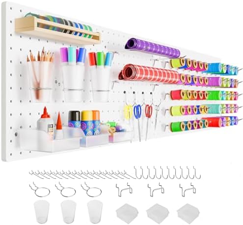 Modular Pegboard Kit, 12 in, White, photo 2