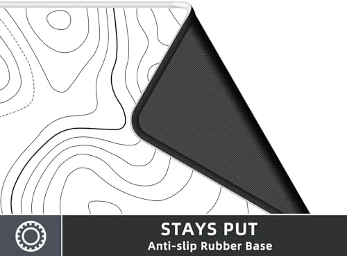Topographic Desk Mat, 35.4 x 15.7 in, photo 3