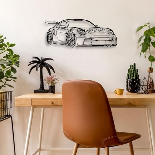 Sports Car Line Metal Wall Art, photo 6