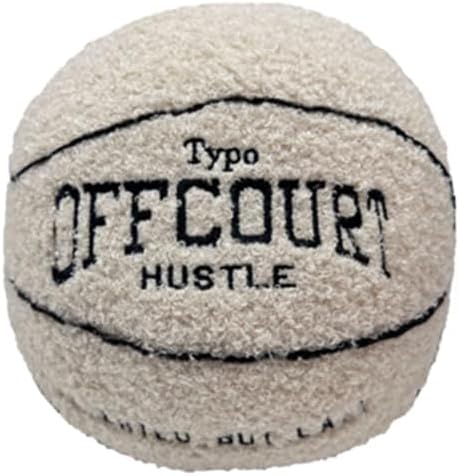 Basketball Plush Pillow, Beige, photo 2