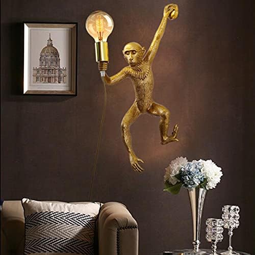 Plug-In Monkey Wall Sconce, photo 4