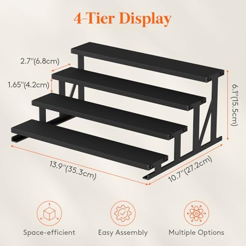 Wood & Metal Cologne Stand, 13.9 in, photo 4