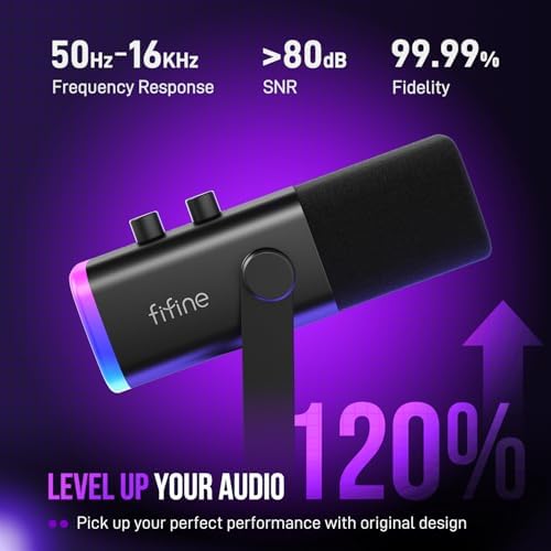 FIFINE AmpliGame AM8 Dynamic Mic, photo 4