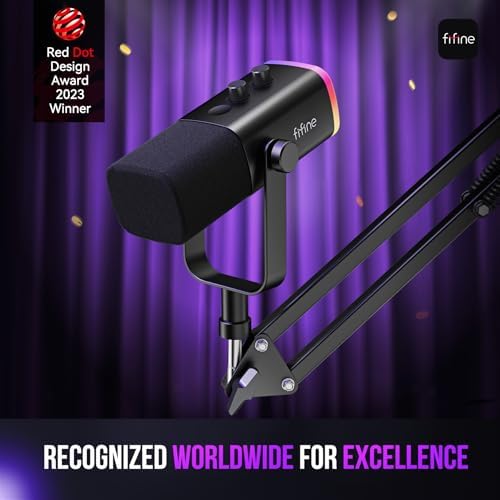 FIFINE AmpliGame AM8T Mic & Boom Arm Kit, photo 3