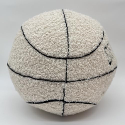 Basketball Plush Pillow, Beige, photo 3