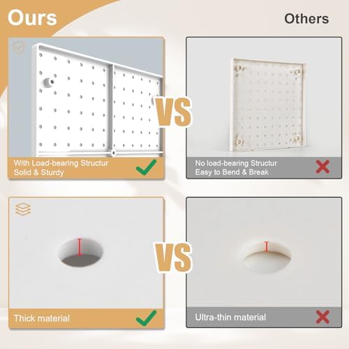 Modular Pegboard Kit, 12 in, White, photo 6