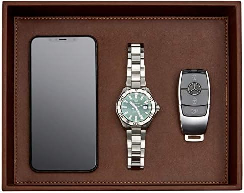 Dark Brown Leather Valet Tray, photo 2