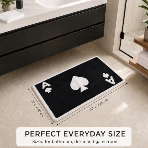 Ace of Spades Tufted Bath Mat, photo 4