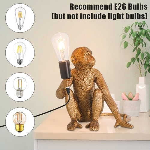 Gold Monkey Table Lamp, photo 4