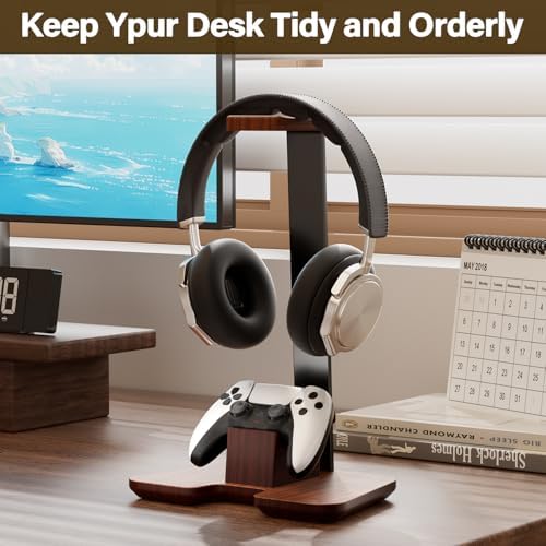 Wood Headphone & Controller Holder, photo 3