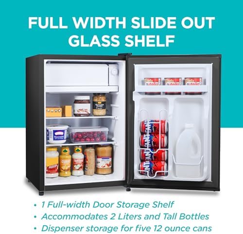 BLACK+DECKER 2.5 cu ft Compact Fridge, photo 5