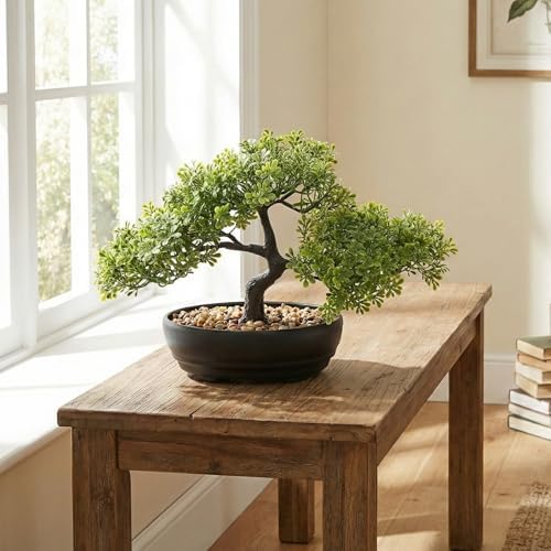 Faux Juniper Bonsai, 9 in, photo 4