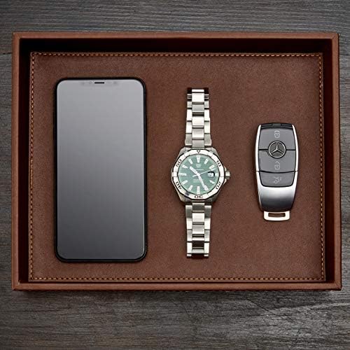 Dark Brown Leather Valet Tray, photo 4