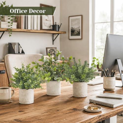 Faux Eucalyptus Plants, 3-Pack, photo 4