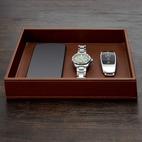 Dark Brown Leather Valet Tray, photo 6