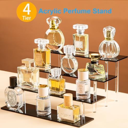 4-Tier Acrylic Display Riser, Black, photo 3