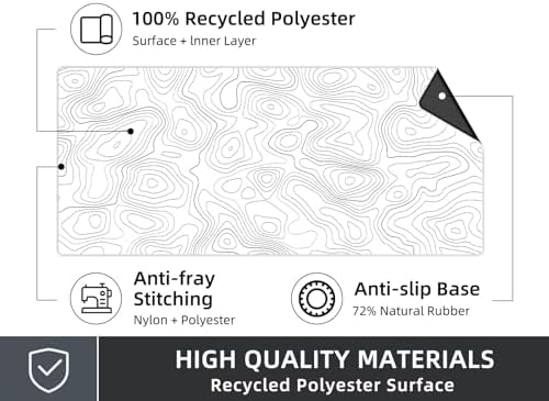 Topographic Desk Mat, 35.4 x 15.7 in, photo 5