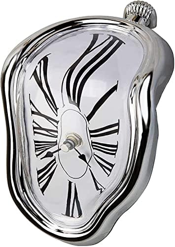 Dalí Melting Clock, Silver Roman, photo 2