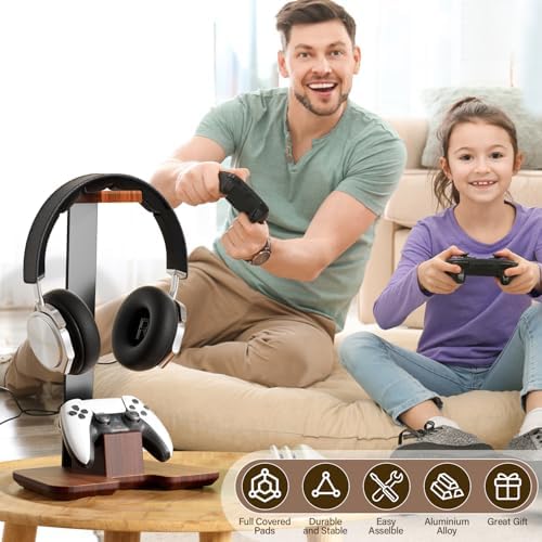 Wood Headphone & Controller Holder, photo 4