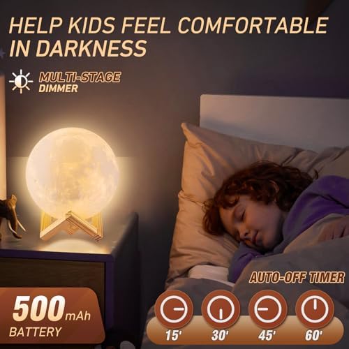 3D Moon Lamp, 4.8 in, photo 4