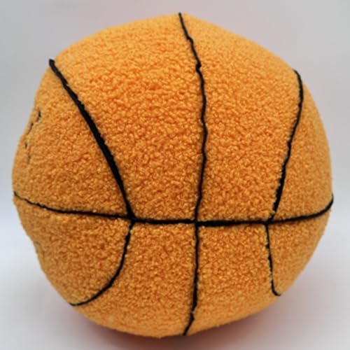 Basketball Plush Pillow, Orange, photo 3