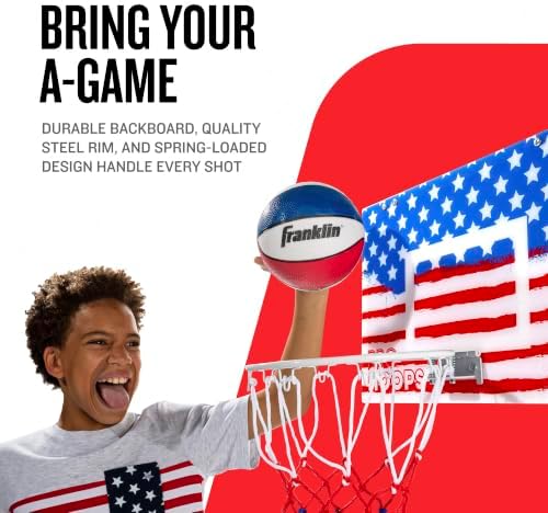 Franklin Pro Hoops Mini Hoop, Red White & Blue, photo 5