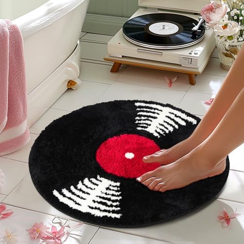 Vinyl Record Round Bath Mat, photo 5