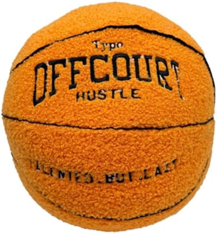 Basketball Plush Pillow, Orange, photo 2