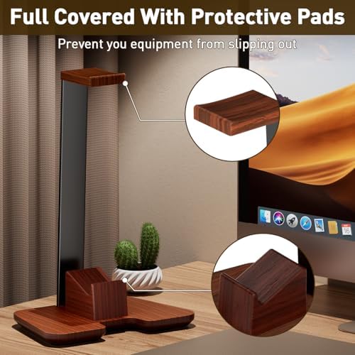 Wood Headphone & Controller Holder, photo 5