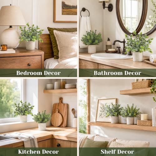 Faux Eucalyptus Plants, 3-Pack, photo 6