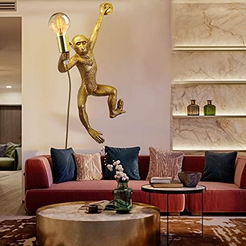 Plug-In Monkey Wall Sconce, photo 3