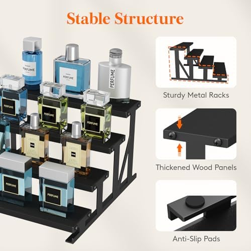 Wood & Metal Cologne Stand, 13.9 in, photo 6