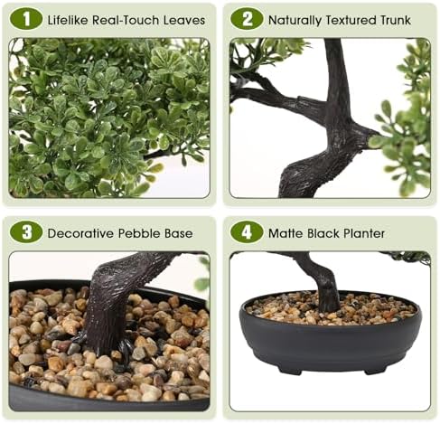 Faux Juniper Bonsai, 9 in, photo 5